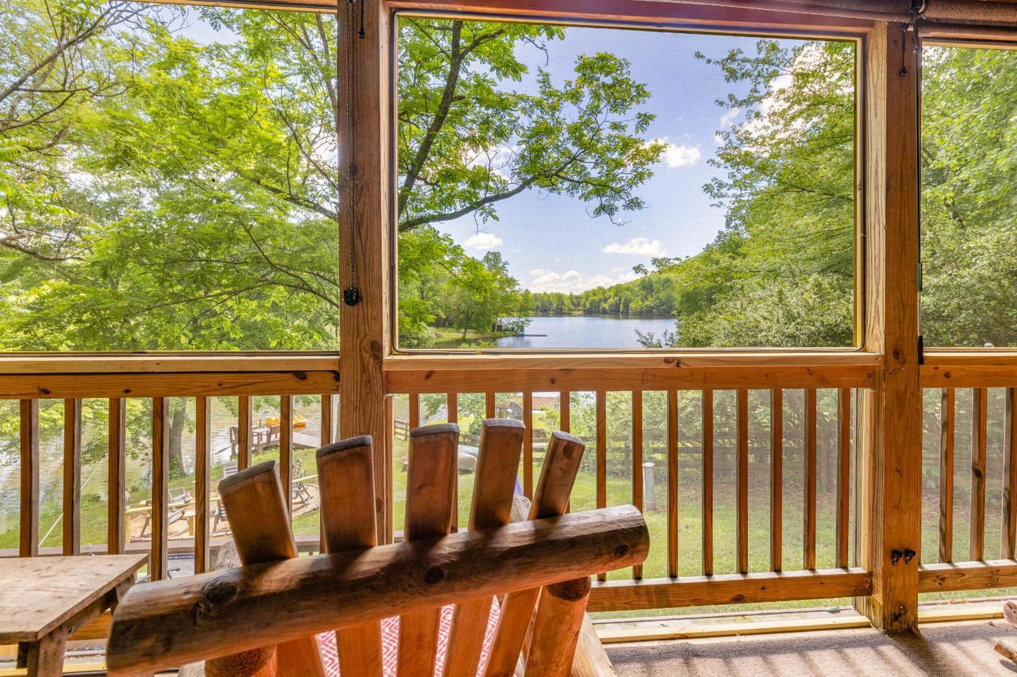 Waterfront Cabin 20 Mins To National Park & Massanutten! Stanardsville Exterior photo
